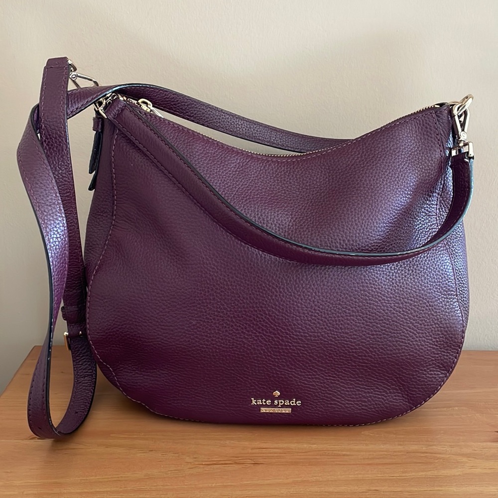 Dark Purple Kate Spade Satchel and Crossbody